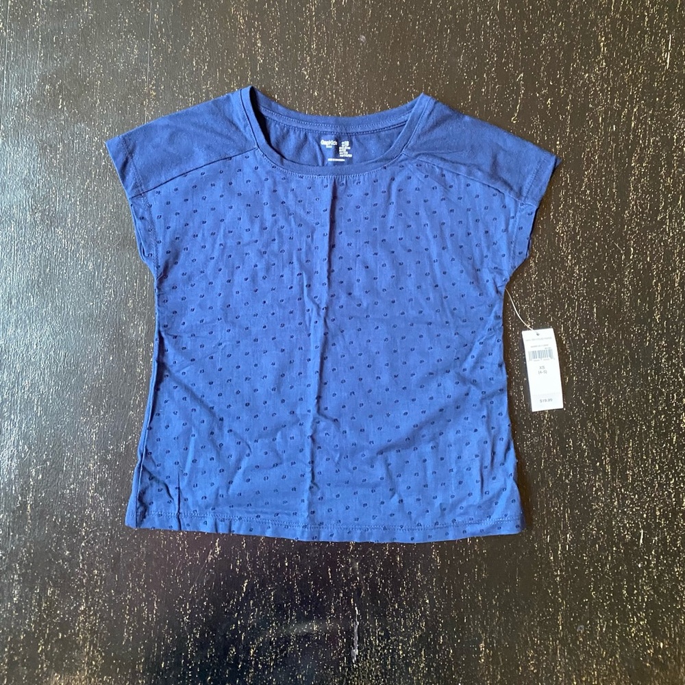 Gap Two Toned Material Top